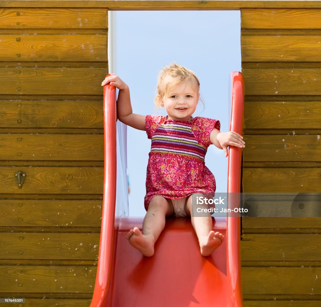 Kinder auf einer Folie - Lizenzfrei Beines Stock-Foto