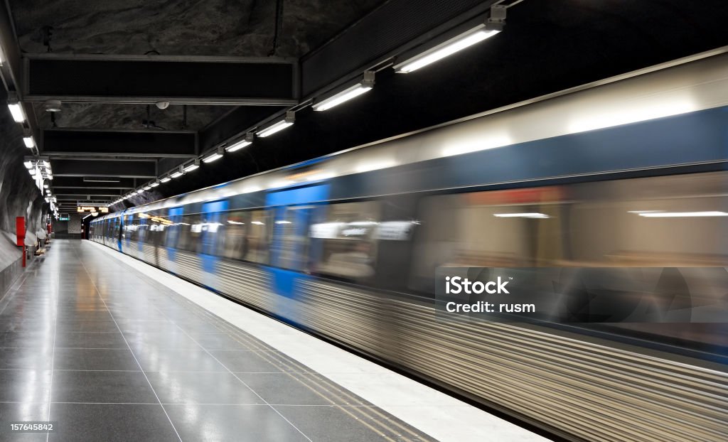 Métro de Stockholm - Photo de Métro - Transport ferroviaire libre de droits