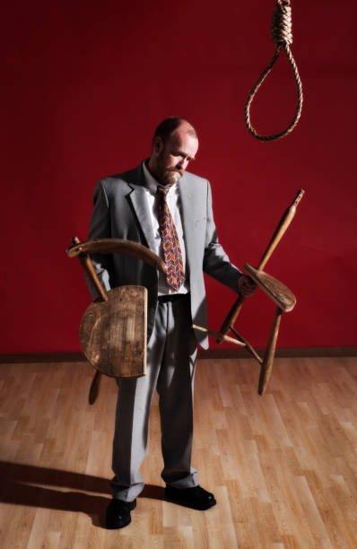 istock Black humor as failed suicide bid depresses man even more! 157645938