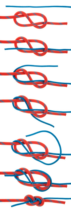 Step by step how to tie the \