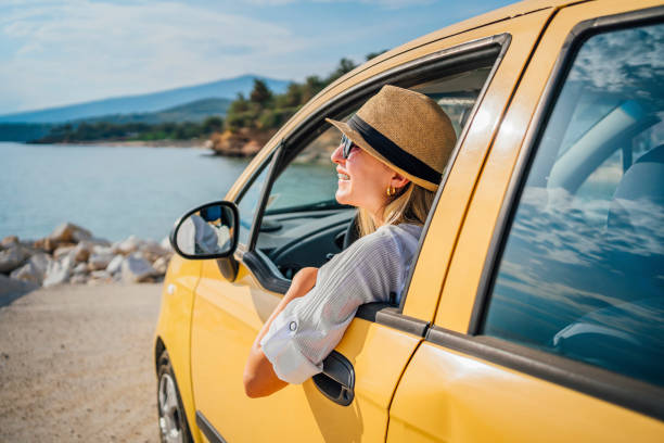 istock Enjoying sea view from the car 1576460872