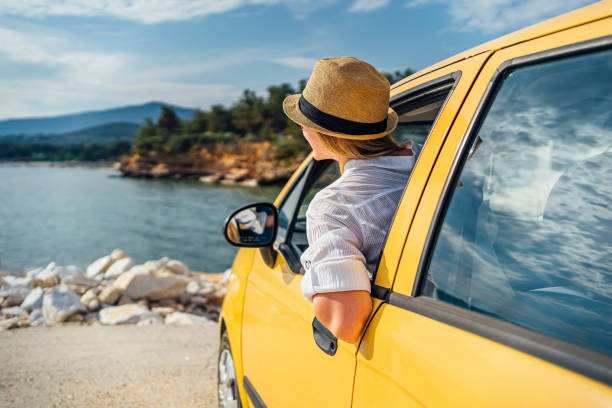 istock Enjoying sea view from the car 1576460948