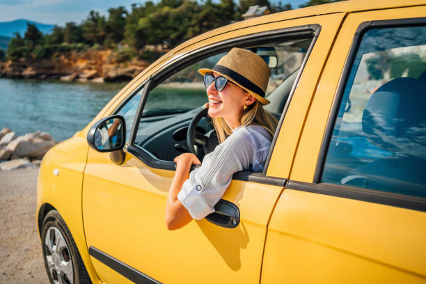 istock Enjoying sea view from the car 1576461536