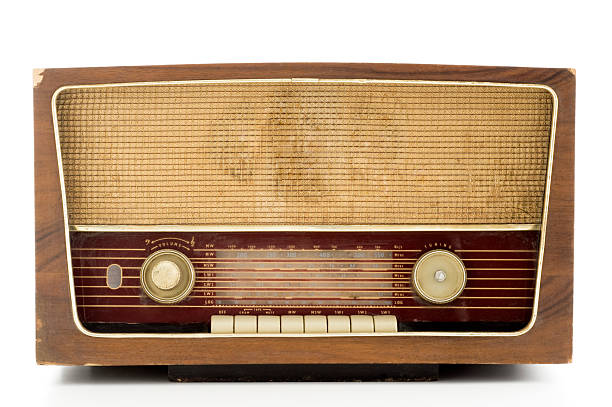 vintage radio - casing stock-fotos und bilder