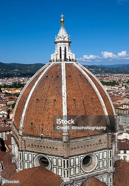 Il Duomo Cathedral In Florence Italy Stock Photo - Download Image Now - Aerial View, Architectural Dome, Building Exterior