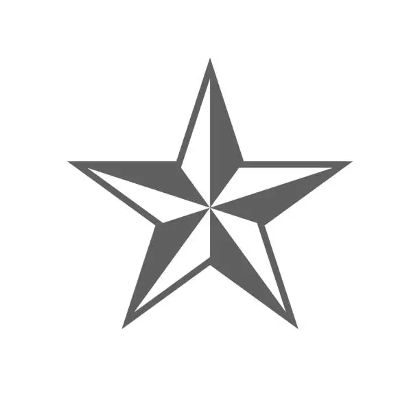 Vector illustration of Military star