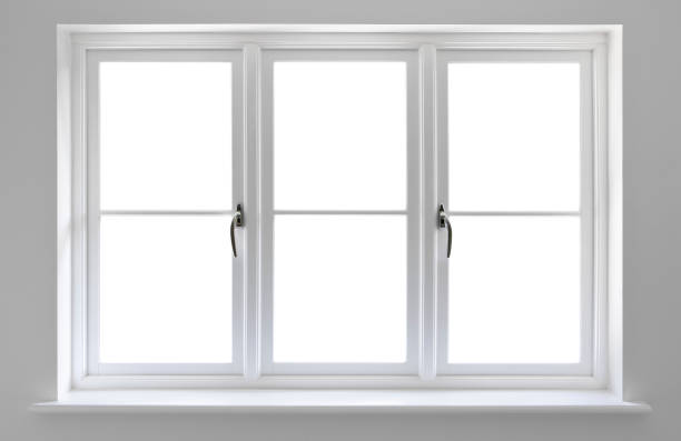 blanc white fenêtres - window frame window isolated clipping path photos et images de collection