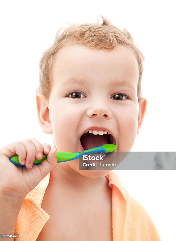 Zähne putzen - Lizenzfrei 12-17 Monate Stock-Foto