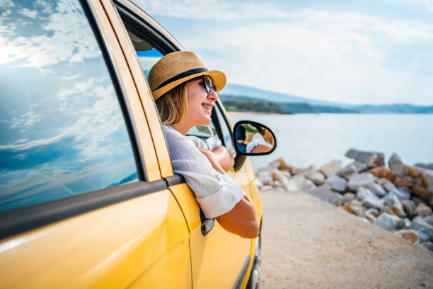 istock Enjoying sea view from the car 1576465225