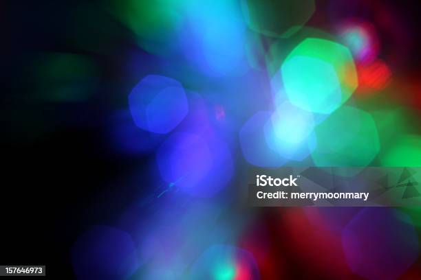 Stage Lights Stock Photo - Download Image Now - Stage Light, Disco Lights, Black Background