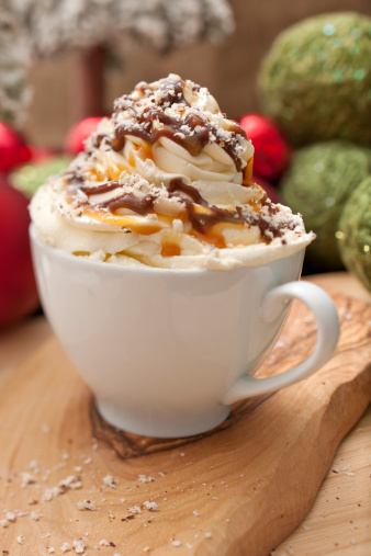 Hot Festive drink (hot chocolate, flavoured coffee etc),