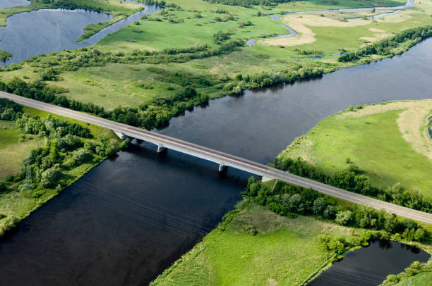 istock aerial view of a motorway 157647070