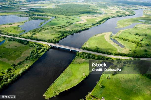 Veduta Aerea Della Superstrada - Fotografie stock e altre immagini di A mezz'aria - A mezz'aria, Acqua, Ambientazione esterna