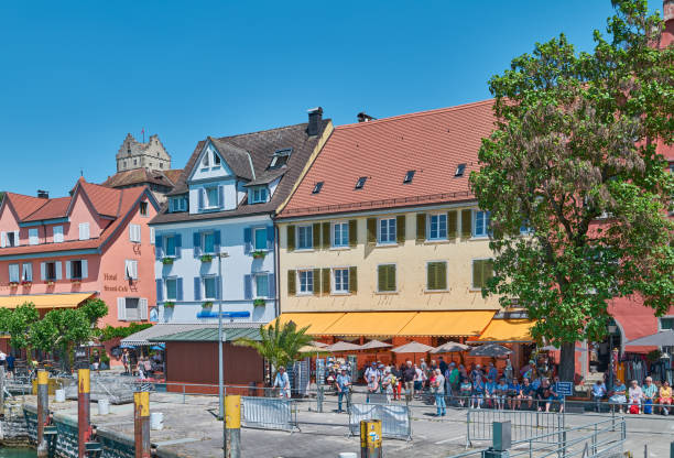 Aerial view of Meersburg, Germany
