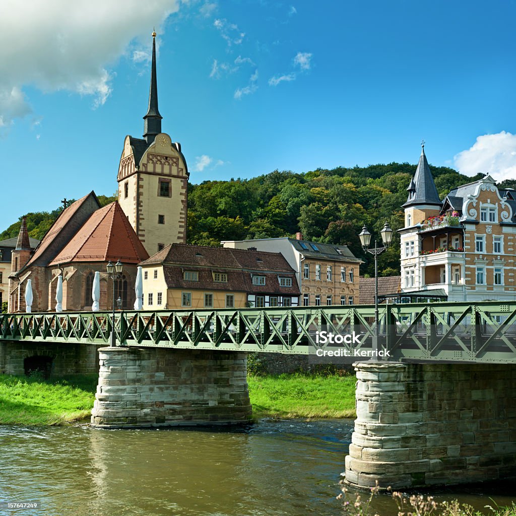 Historische Zentrum Untermhaus in Gera, Thüringen, Deutschland - Lizenzfrei Alt Stock-Foto