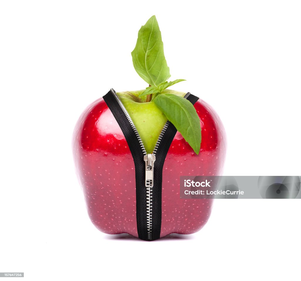 Apple - Foto stock royalty-free di Cerniera lampo