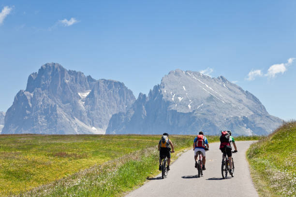istock Crossing Alpe di Siusi, Italy 157647690