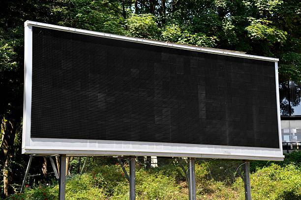 empty LCD Screen big empty competition lcd screen with copyspace stadium advertising stock pictures, royalty-free photos & images