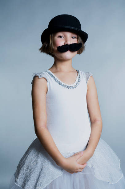 little bailarina, fairy garota studio series - little girls child ballet disguise - fotografias e filmes do acervo