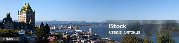 Vista Panorâmica Da Cidade De Quebec Durante O Verão - Fotografias de stock e mais imagens de Ao Ar Livre