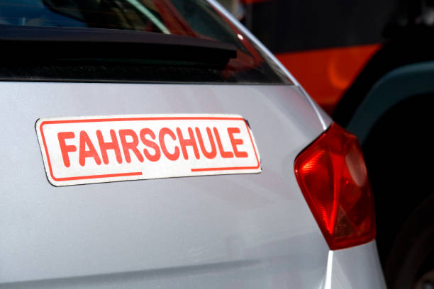 istock Fahrschule - german driving school car closeup 157648558