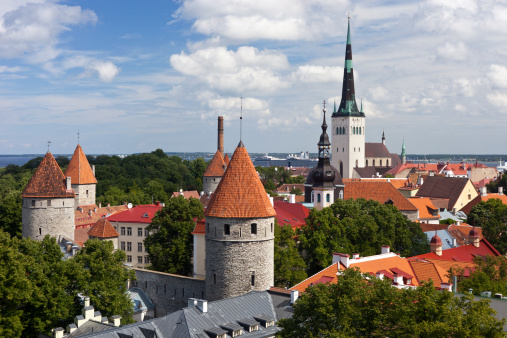 The Old Town In Tallinn, Estonia