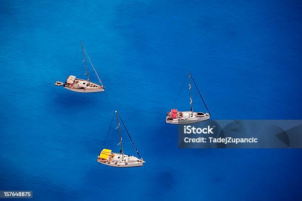 Segeln Schiffe Anker Stockfoto und mehr Bilder von Anker werfen - Anker werfen, Blau, Drei Gegenstände