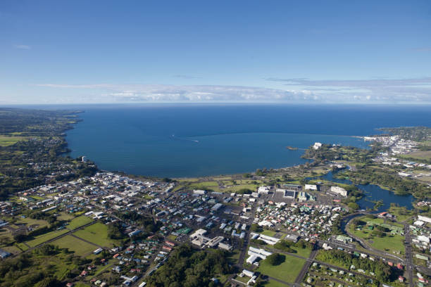 Aerial View Of Hilo Hawaii