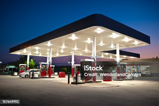 istock Attractive Gas Station Convenience Store 157649192