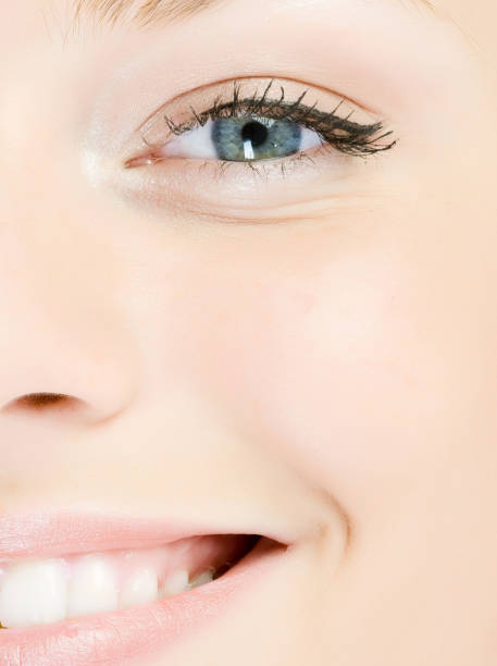 istock Smiling woman mouth with teeth 157649220