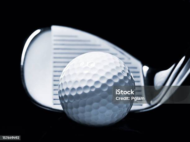 Golfball Und Bügeleisen Stockfoto und mehr Bilder von Golfball - Golfball, Golfschläger, Farbbild