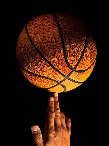 istock Basketball balance spin on a finger 157649493