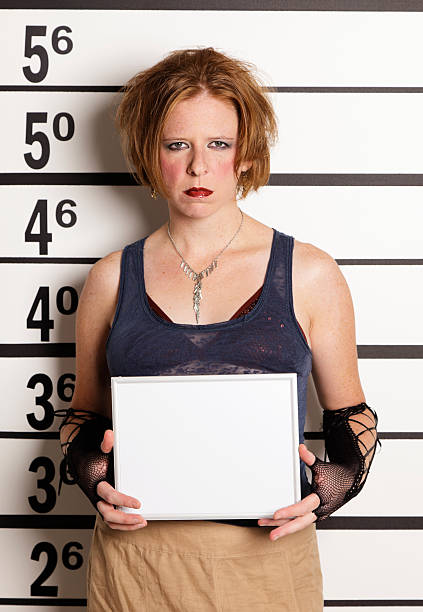 istock Mugshot of a Woman 157649601
