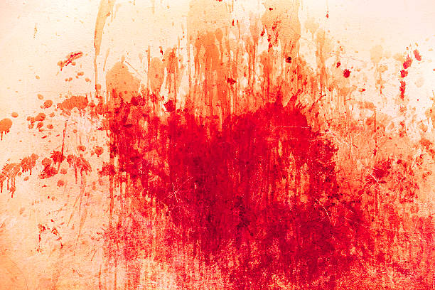 Messy splash of red  slaughterhouse photos stock pictures, royalty-free photos & images