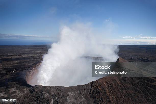 Photo libre de droit de Vue Aérienne Du Volcan Hawaï banque d'images et plus d'images libres de droit de Volcan Kilauea - Volcan Kilauea, Big Island - Îles Hawaï, Volcan