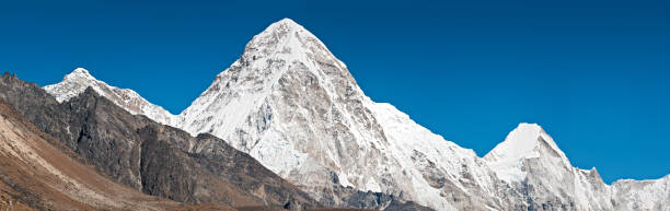 istock Himalayas Pumori Everest base camp snow mountain peaks panorama Nepal 157650112