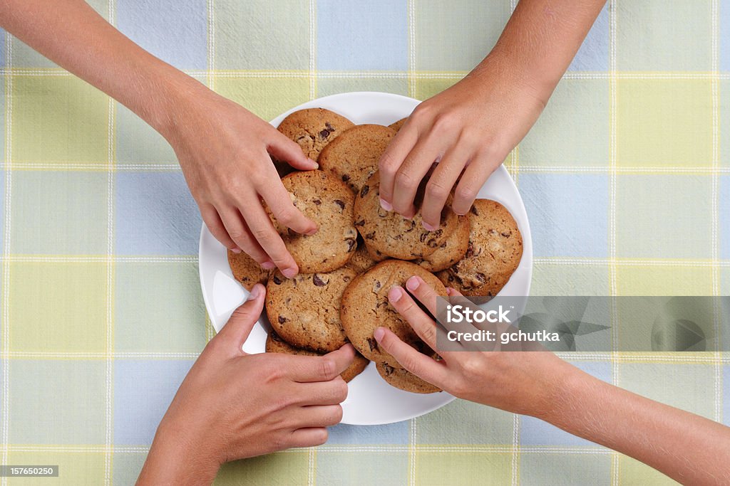 Печенье закуски тарелка - Стоковые фото Печенье роялти-фри