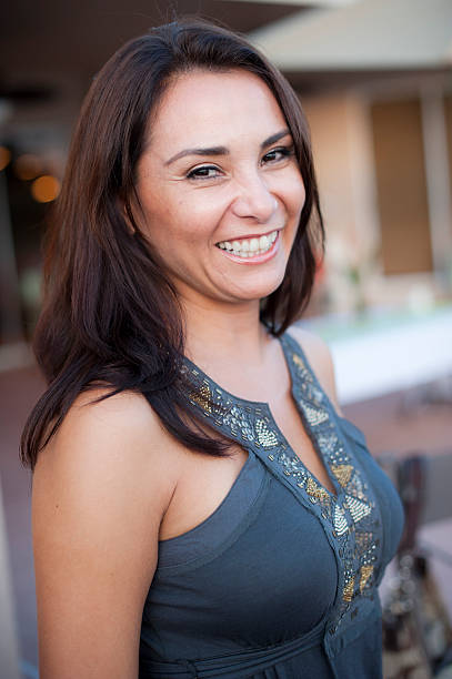 istock Beautiful forty something hispanic woman 157650277