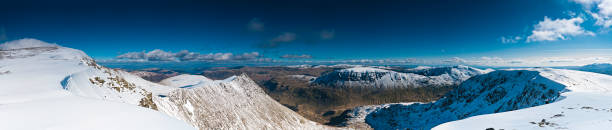 istock Lake District Striding Edge Helvellyn white winter snow panorama UK 157650451