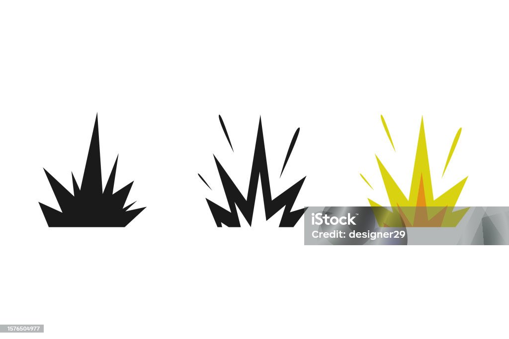 Set de pictograme explozie. - vector de stoc Exploda fără redevențe Set de pictograme explozie. - vector de stoc Exploda fără redevențe