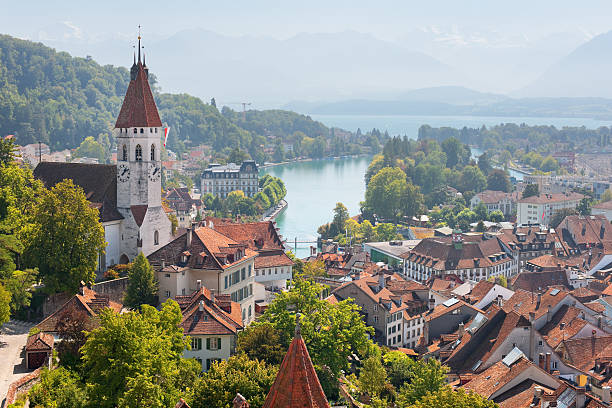 istock Thun and surroundings in september 157650845