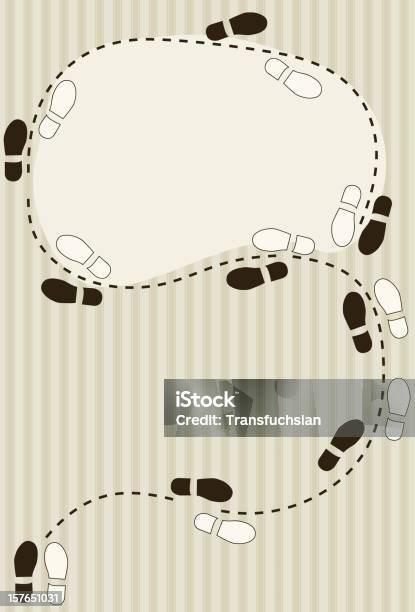 Dance Footstep Background Stock Illustration - Download Image Now - Dancing, Steps, Stepping