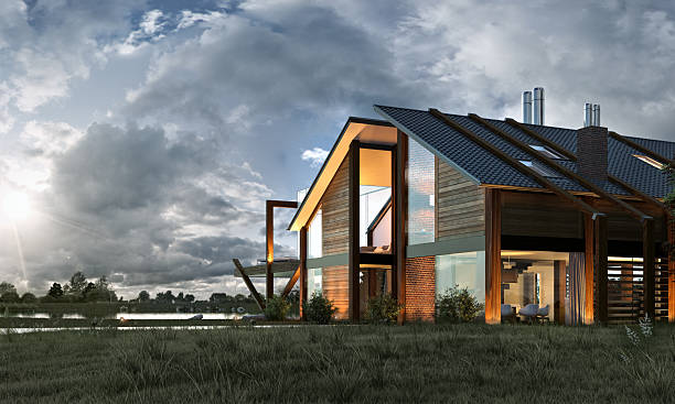 A big house in the countryside