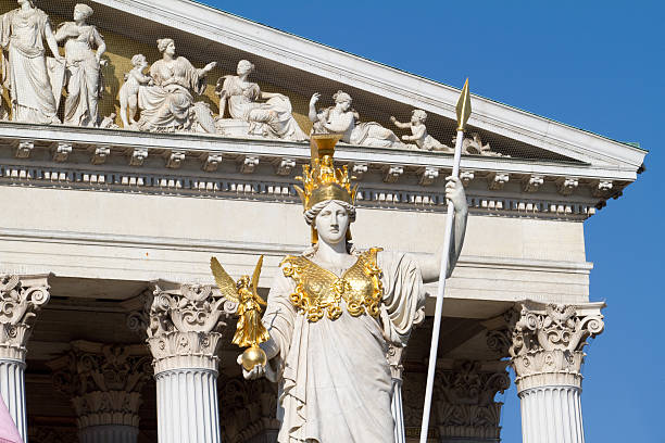 istock statue of Athena, Vienna, Austria 157651908