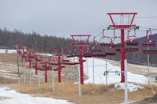 Chairlift is an elevated passenger ropeway
