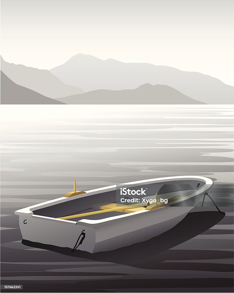 Rowboat - Vector Rowboat - Vector. Backgrounds stock vector