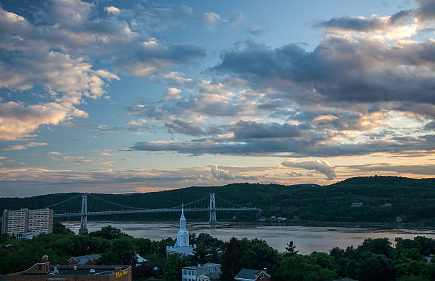 istock Sunset over the Mid-Hudson Bridge 157662528