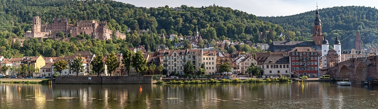 Scenic panoramic shot of Heidelberg