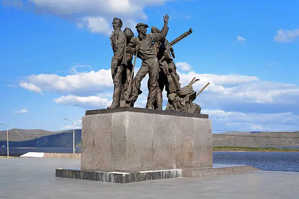 Photo of Monument to first builders of Komsomolsk-on-Amur, Russia