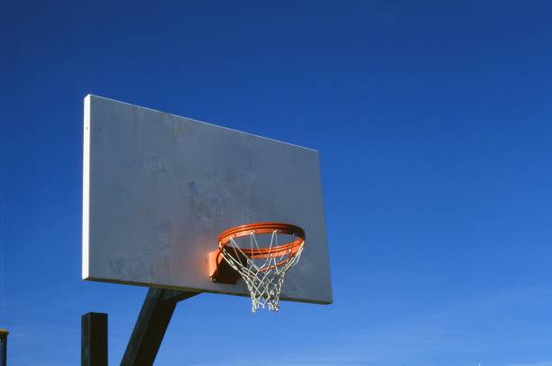 istock Basketball Goal Against Blue Sky 1576670267